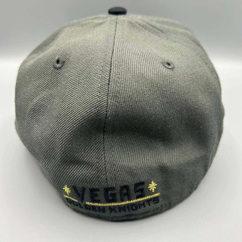 Vegas Golden Knights‎ NHL Hat Men 7 3/8 Gray Embroidered 47 Brand Fitted Cap
